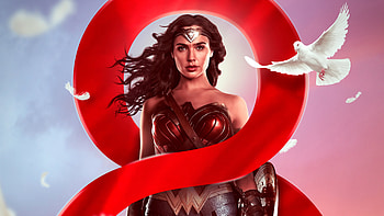 Wonder Woman Poster Design , wonder-woman, superheroes, poster, behance HD wallpaper