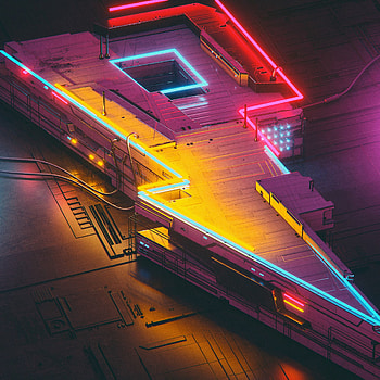 Art, Lightning, Futurism, Neon HD phone wallpaper