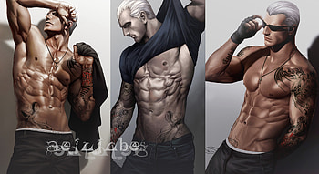 Something for Ladies, shirt off, man, hot, tattoo, sexy men, muscles, sunglasses, men, tattoos, abs HD wallpaper
