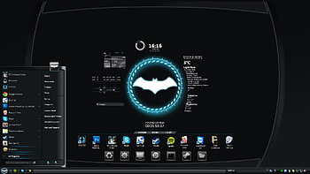 ... BATMAN (My Custom Built Bat-Computer) by RevafallArts HD wallpaper