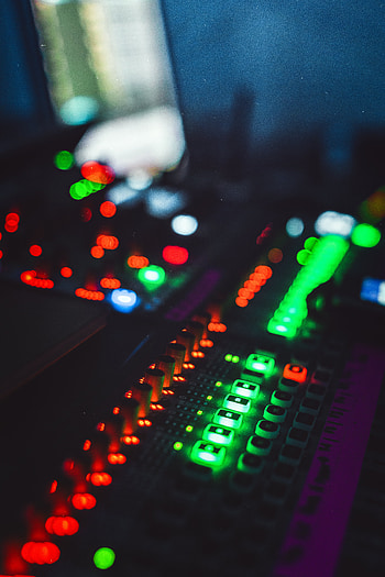 Music, Glare, Backlight, Illumination, Dj, Mixer, Mixer Remote, Electronic Device HD phone wallpaper