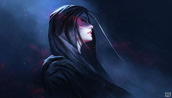 Blast Ninja Girl, artist, artwork, digital-art, artstation HD wallpaper