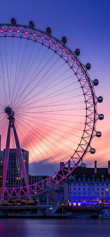 London Eye, Breathtaking dawn, , XS Max HD phone wallpaper