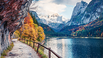 Nature - Resolution, river, Nature, lake, valley HD wallpaper