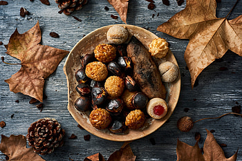 Enjoy chestnuts, Autumn bounty, Culinary versatility, Nutty goodness HD wallpaper