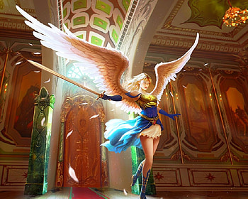 •⊰✿⊱•, wings, angel, fantasy, art HD wallpaper