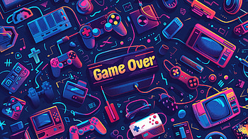 Game Over Gamer, video game, game over, gamer, controller HD wallpaper