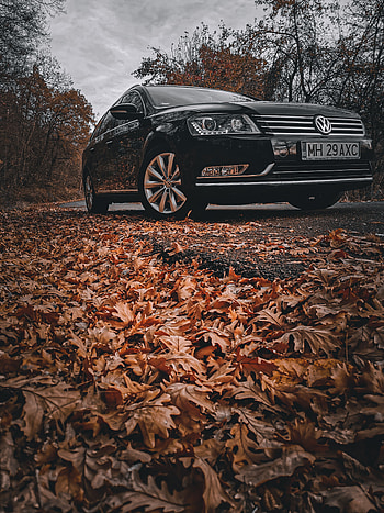 Passat b7, automotive lighting, sky HD phone wallpaper