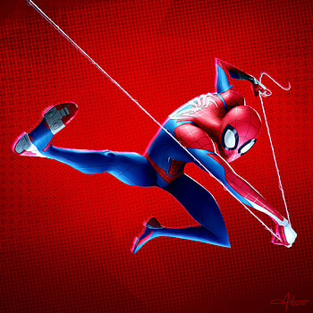 Spidey Ps4, spiderman, artwork, art, artist, digital-art, artstation HD wallpaper