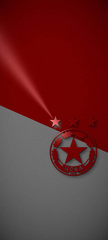 CSKA pastel, red, , soccer, logo, sofia, 1948, football, sport HD phone wallpaper