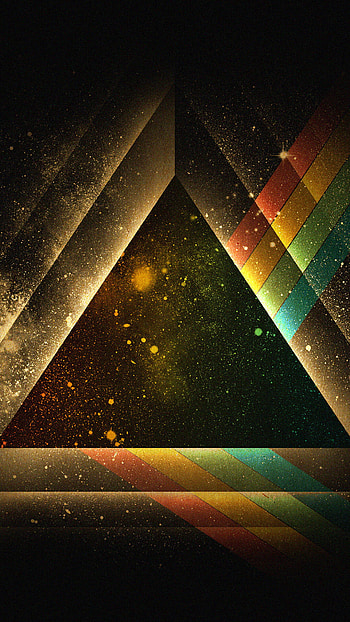 Creative triangles, Artistic patterns, Abstract design, Unique shapes HD phone wallpaper