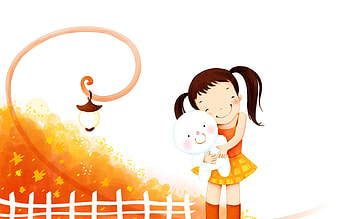 Miscellanea, Miscellaneous, Toy, Girl, Embrace, Childhood HD wallpaper