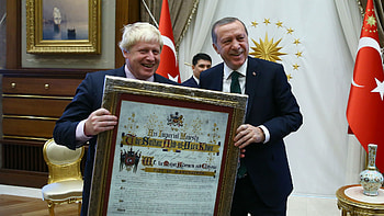 Boris Johnson, Downplaying Erdogan insult, Turkey visit, Diplomatic approach HD wallpaper