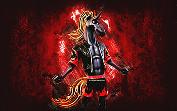 Fortnite Flame Roasted Fabio Sparklemane Skin, Fortnite, main characters, red stone background, Flame Roasted Fabio Sparklemane, Fortnite skins, Flame Roasted Fabio Sparklemane Skin, Flame Roasted Fabio Sparklemane Fortnite, Fortnite characters HD wallpaper