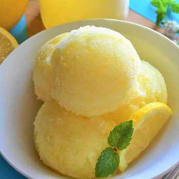 Limoncello lemon sorbet, Mint infusion optional, Refreshing dessert, All recipes included HD phone wallpaper