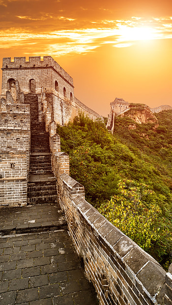 Jinshanling, Great Wall of China HD phone wallpaper