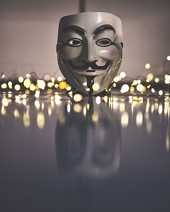 Glare, Miscellanea, Miscellaneous, Mask, Anonymous, Boquet, Bokeh HD phone wallpaper