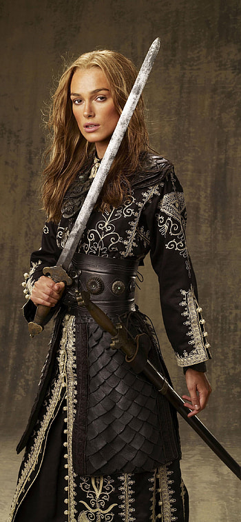 Keira Knightley, Elizabeth Swann, Pirates of the Caribbean, XS Max HD phone wallpaper