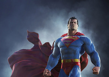 Superman, superman, superheroes, digital-art, artwork HD wallpaper