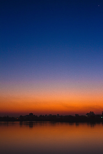 Nature, Water, Sunset, Sky, Horizon HD phone wallpaper