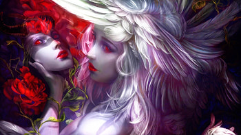 Second Chance, angel, magic, dark, demon HD wallpaper