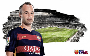 Andres Iniesta, FC Barcelona HD wallpaper