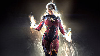 Captain Marvel New Art, captain-marvel, superheroes, artwork HD wallpaper