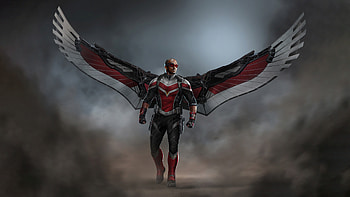 Falcon With Wings , the-falcon-and-the-winter-solider, tv-shows, anthony-mackie, artstation, artist, artwork, digital-art HD wallpaper