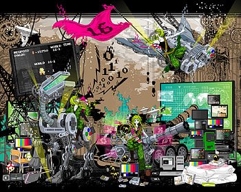 My Ideal World, videogame, guns, vocaloid, gumi HD wallpaper