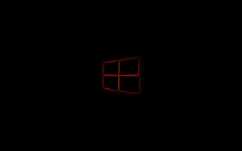 Orange Windows 10 , Dark Window HD wallpaper