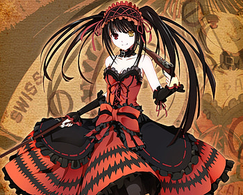 Tokisaki Kurumi, nice, maiden, warrior, female, sexy, sweet, twintail, gorgeous, hot, girl, anime girl, anime, pretty, twin tail, lolita, lovely, kurumi tokisaki, cute, twin tails, dress, beauty, tokisaki, kurumi, lady, dat a live, twintails, gun, long hait, pistol, beautiful, elegant, weapon, gown HD wallpaper