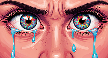 Angry Eyes: A Stunning Ultra, eye, tears, emotions, artistic HD wallpaper