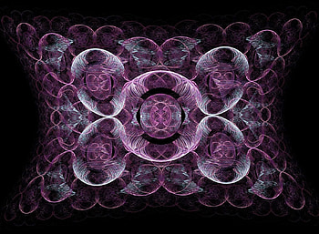 Purple, blue, fractals, fractal, lovely HD wallpaper