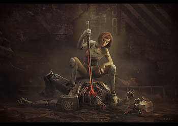 Sci Fi Killer, Killer, Cyborg, Fi, Sci HD wallpaper