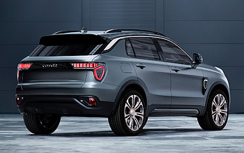 01 Back View, Lynk and Co HD wallpaper