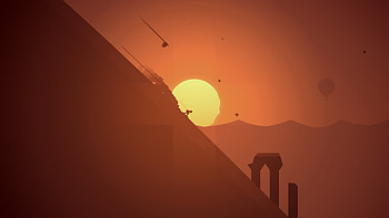 Alto's Odyssey, mobile game, sunrise, 2018 HD wallpaper