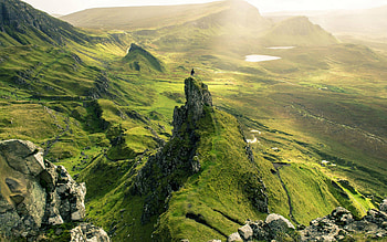 Quiraing Scotland, Nature's masterpiece, charm, Serene HD wallpaper
