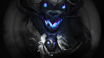 Kindred by wacalac Fan Art Artwork League of Legends lol HD wallpaper