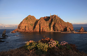 Nature, Rocks, Island, Dokdo, Korea, Gyeongsangnam-Do, Kensan-Namdo HD wallpaper