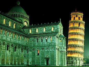 Tower Of Pisa, Landscape, Cities, Architecture HD wallpaper
