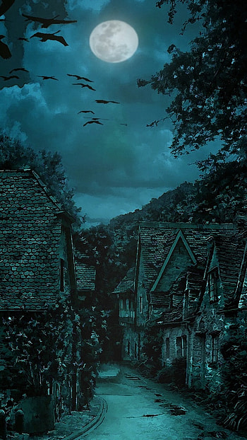 Dark village ambiance, LG G4 , Stunning visuals, Immersive experience HD phone wallpaper