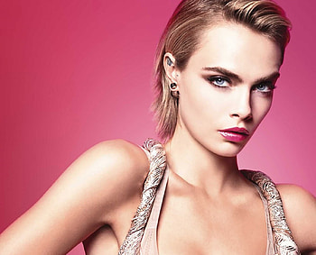 Cara Delevingne, pink, model, face, girl, actress, woman HD wallpaper