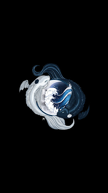 Pisces Zodiac Sign, AMOLED request, Unique backgrounds, Screen display HD phone wallpaper
