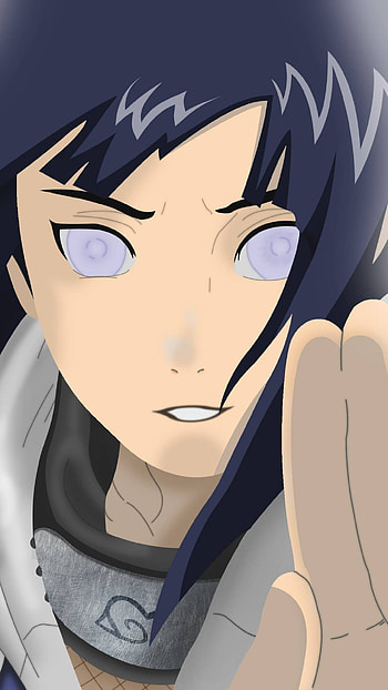 Hinata Hyuga, Naruto character, Mobile , Artistic illustration HD phone wallpaper