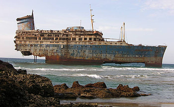 SS America (1939), marine, boat, wreck, ship, 1939, SS America, water, ocean HD wallpaper