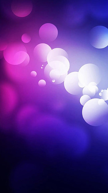 Purple Abstract Bubbles HD phone wallpaper