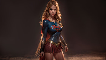 Supergirl Heroic Horizon, supergirl, superheroes, artwork, digital-art, art, deviantart HD wallpaper