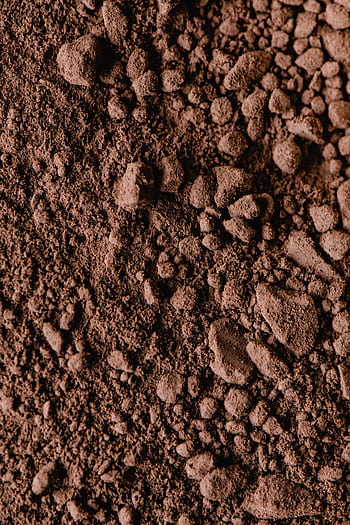 Close-up of a textured earthy soil surface showing a natural mix of stones and roughness. HD phone wallpaper