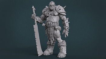 Orc art on Artstation, Creative talent, Inspiring illustrations, Digital masterpieces HD wallpaper