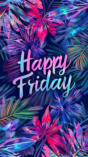 Tropical Happy Friday HD phone wallpaper